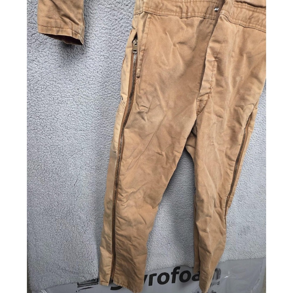 Vintage Walls Blizzard Pruf Coveralls Mens Large Insulated Side‎ Zip USA 80s - Picture 2 of 15